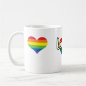 Love Wins - LGBTQ+ Pride Koffiemok (Links)