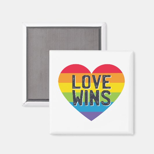 Love Wins Magneet (Voorkant / Achterkant)