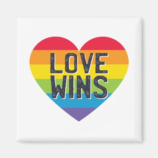 Love Wins Magneet (Voorkant)