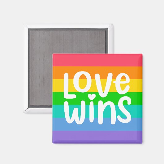 Love Wins Magneet (Voorkant / Achterkant)