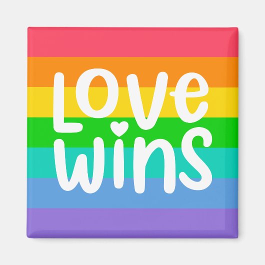 Love Wins Magneet (Voorkant)