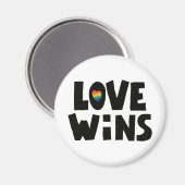 Love Wins Magneet (Voorkant / Achterkant)