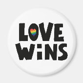 Love Wins Magneet (Voorkant)
