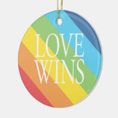 Love Wins Ornament (Links)