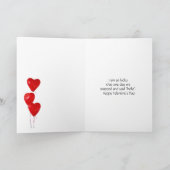 Love Wins Photo Message Black Valentijn Card Kaart (Binnen)