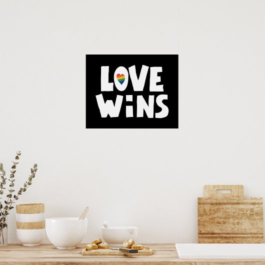 Love Wins Poster (Keuken)