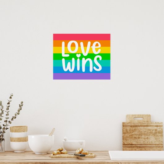 Love Wins Poster (Keuken)