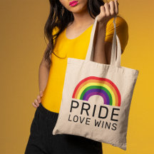 Love Wins Rainbow Colors LGBTQ Gay Pride Month