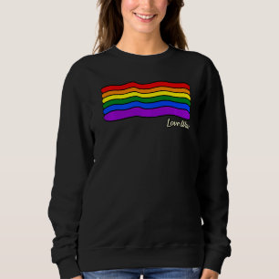 Love Wins Rainbow Flag Gay Lgbtq Month Supporter G Trui