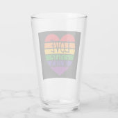 Love Wins Rainbow Heart Glas (Achterkant)