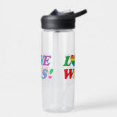 Love Wins Rainbow Heart Waterfles (Links)