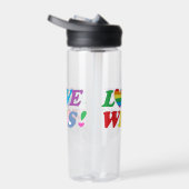 Love Wins Rainbow Heart Waterfles (Rechts)