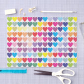 Love Wins Rainbow Hearts Tissuepapier (Craft)
