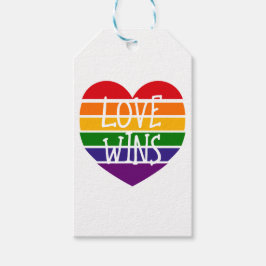 Love Wins Rainbow Pride Heart Cadeaulabel