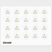 Love Wins Rainbow Ronde Sticker (Vel)
