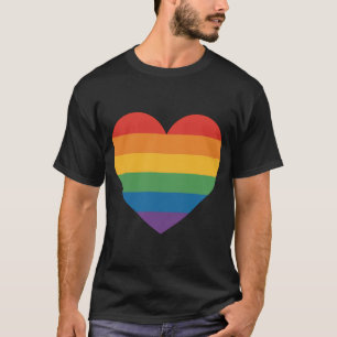 Love Wins Regenbooghart T-shirt – Gelijkheid Pride