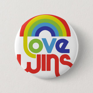 Love Wins Ronde Button 5,7 Cm