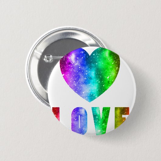 Love Wins Ronde Button 5,7 Cm (Voorkant /achterkant)