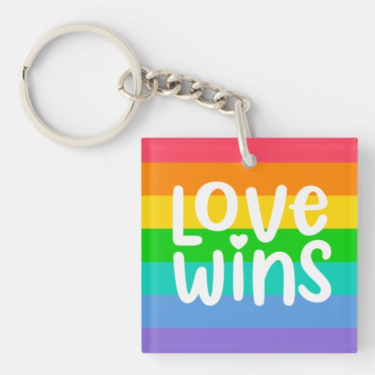 Love Wins Sleutelhanger (Voorkant)