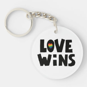 Love Wins Sleutelhanger