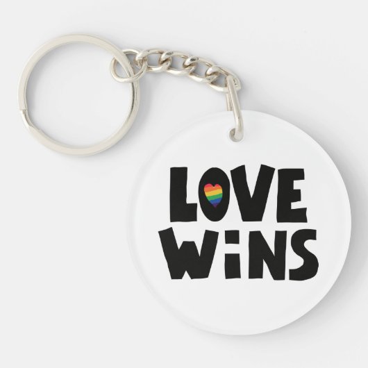 Love Wins Sleutelhanger (Voorkant)