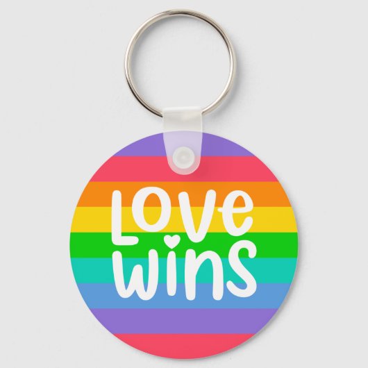 Love Wins Sleutelhanger (Voorkant)