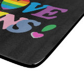 Love Wins Snijplank (Hoek)