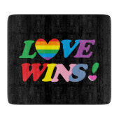 Love Wins Snijplank (Voorkant)