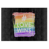 Love Wins Snijplank (Voorkant)