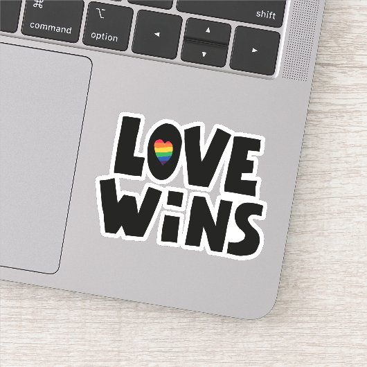 Love Wins Sticker (Detail)