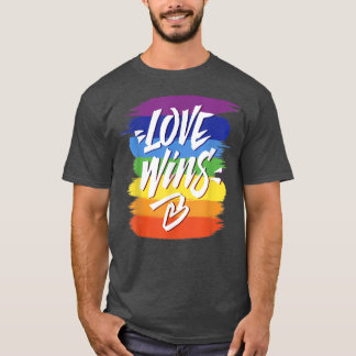 Love Wins T Lesbian Gay Pride Rainbow Pride LGBT T-shirt
