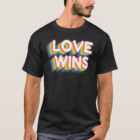 Love Wins T-shirt (Voorkant)