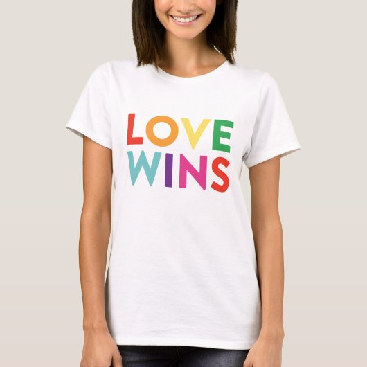 Love Wins T-shirt (Voorkant)