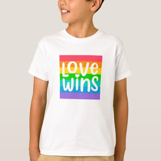 Love Wins T-shirt (Voorkant)
