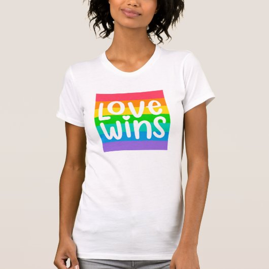 Love Wins T-shirt (Voorkant)