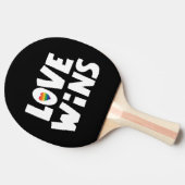 Love Wins Tafeltennisbatje (Zijkant)
