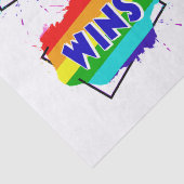 Love Wins Tissuepapier (Detail)