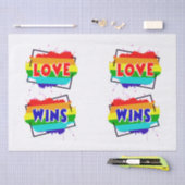 Love Wins Tissuepapier (Craft)