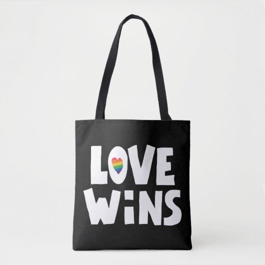 Love Wins Tote Bag (Voorkant)