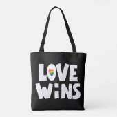 Love Wins Tote Bag (Achterkant)