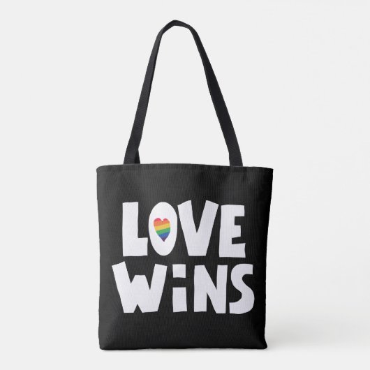 Love Wins Tote Bag (Achterkant)