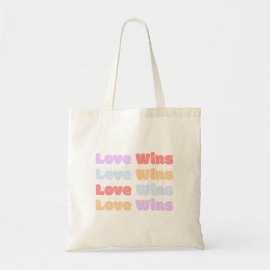 Love Wins Tote Bag (Voorkant)