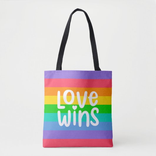 Love Wins Tote Bag (Voorkant)