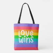 Love Wins Tote Bag (Achterkant)