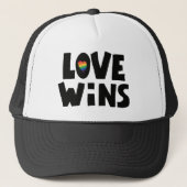 Love Wins Trucker Pet (Voorkant)