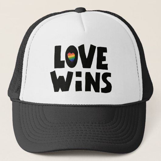 Love Wins Trucker Pet (Voorkant)