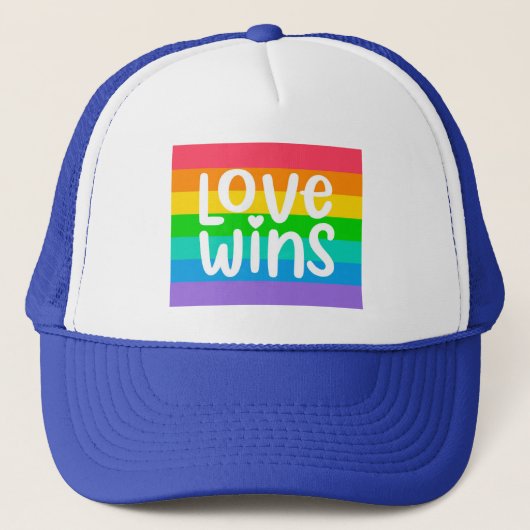 Love Wins Trucker Pet (Voorkant)