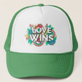Love Wins Trucker Pet (Voorkant)
