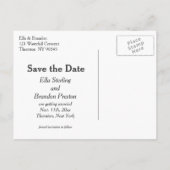 Love Winter Barn Weddings Save the Date Aankondigingskaart (Achterkant)