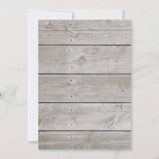 Love Winter Barn Weddings Uitnodiging (Achterkant)